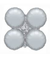 30" MagicArch Large Balloon Metallic Silver