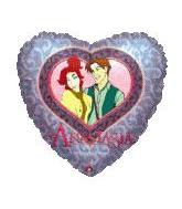 7" Airfill Anastasia Princess Heart M286