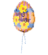 29" Easter Egg With Flowers
