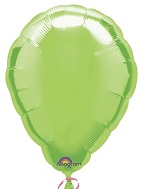 18" Metallic Lime Green Perfect Balloon
