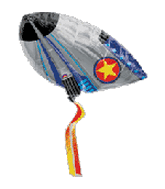29" Stealth Fighter Kite Balloon