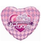 18" Valentine Princess Tiara Balloon