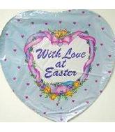 18" With Love at Easter Balloon