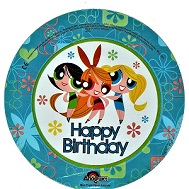 9" Airfill Only Power Puff Girls Birthday Balloon