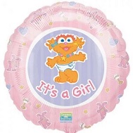18" Zoe It's A Girl Balloon