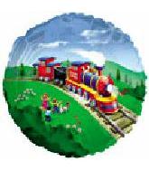 18" Little Chug Train Balloon
