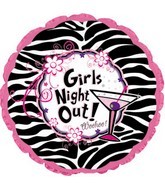 18" Girls Night Out Woohoo! Balloon