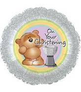 17" On Your Christening foil Balloon