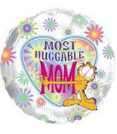 17" Most Huggable Mom Garfield Balloon Packaged