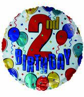 18" 2nd Birthday Balloons