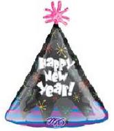18" New Year Party Hat Junior Shape Balloon