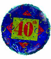 18" Happy 40th Birthday