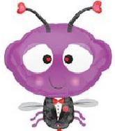25" Tuxedo Firefly Balloon