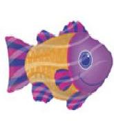 28" Purple Fish Balloon