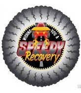 9" Airfill Only Wishing You a Speedy Recovery Balloon