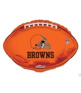 18" NFL Football Cleveland Browns Balloon