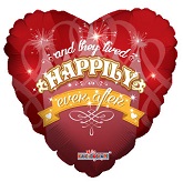 18" Love Fairytale "Happily Ever After" Balloon