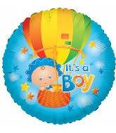 18" Baby Boy Hot Air Balloon