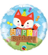 18" Packaged Birthday Party Fox