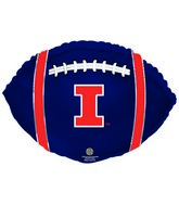 21" University Of Illinois Collegiate Football Balloon