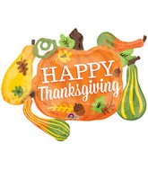 28" Thanksgiving Gourd Cluster Balloon