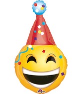 39" Emoticon Party Hat Balloon