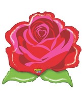 29" Mighty Bright Shape Mighty Rose Balloon