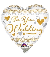 4" Airfill Only For Your Wedding Heart Balloon