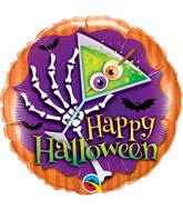 18" Round Halloween Scary Drink Balloon