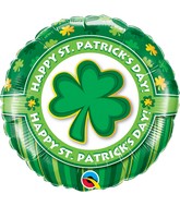 18" Happy St. Patrick's Day! Balloon