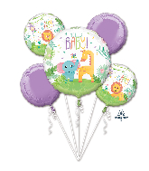 Fisher-Price Hello Baby Bouquet Foil Balloon