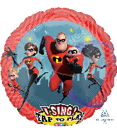 28" Incredibles 2 Jumbo Sing-A-Tune XL Foil Balloon