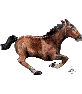 40" Galloping Horse Foil Balloon