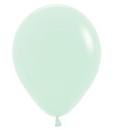 5" Betallatex Pastel Matte Green Latex Balloons (100 Per Bag)