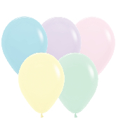 5" Betallatex Pastel Matte Mixed Latex Balloons (100 Per Bag)