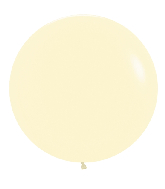 24" Betallatex Pastel Matte Yellow Latex Balloons (10CT)