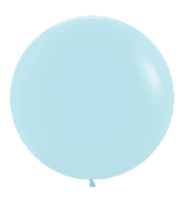 24" Betallatex Pastel Matte Blue Latex Balloons (10 Per Bag)