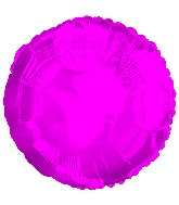 18" CTI Brand Hot Pink Circle Balloon