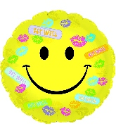 17" Get Well Bandaids & Kisses Balloon