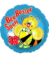 17" Bee Better Soon Foil Balloon