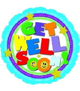 4.5" Get Well Colorful Type M61