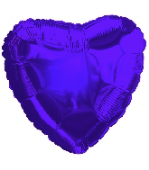 18" CTI Brand Purple Heart Foil Balloon