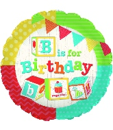 18" ABC Birthday Balloon