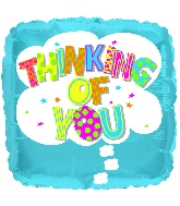 17" Thinking Of You Cloud Foil Balloon
