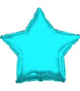 4.5" Airfill Only CTI Blue Star Balloon
