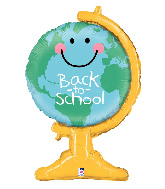 33" Foil Shape Back to School Globe Foil Balloon