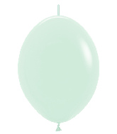 12" Link-O-Loon Latex Balloons Pastel Matte Green