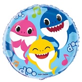18" Pinkfong Baby Shark Foil Balloon Packaged