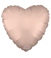 9" Airfill Only Solid Color Matte Rose Gold Foil Balloon