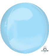 21" Jumbo Pastel Blue Orbz Foil Balloon